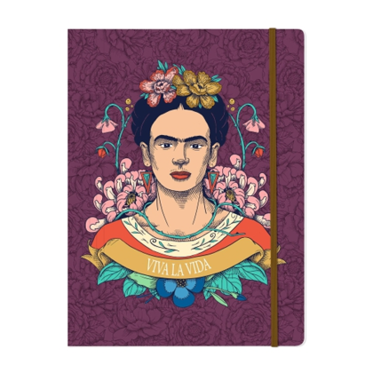 Папка на резинках "Frida Kahlo", разноцветный