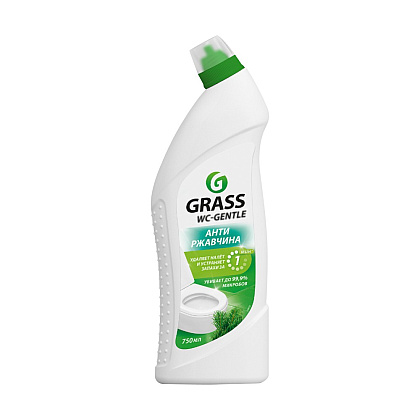Средство чистящее для туалетных и ванных комнат "WC-gel Gentle", 750 мл