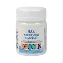 Лак акриловый "Decola", матовый, 50 мл