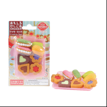 Набор ластиков "IWAKO Cookie Set", 6 шт, ассорти