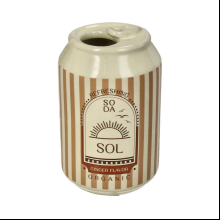 Ваза "Soda Can Sol", 7х7х11.3 см, коричневый