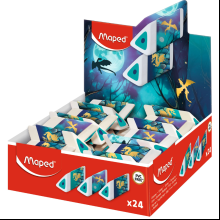 Ластик "Dragon", белый, зеленый 