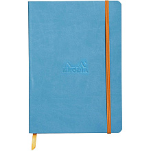 Блокнот Clairefontaine Rhodia "Rhodiarama", A5, 80 листов, линейка, бирюзовый
