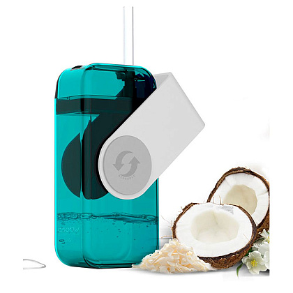 Бутылка для воды "Juicy Drink Box", тритан, 300 мл, белый - 2
