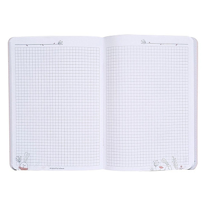 Тетрадь "Bunny синий", А5, 48 листов, клетка, синий - 3