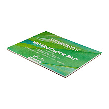 Блок бумаги для акварели "Sketchmarker", А3, 300 г/м2, 10 листов, крупнозернистая