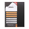Блокнот "Rhodia", А4+, 80 листов, в клетку, черный - 2