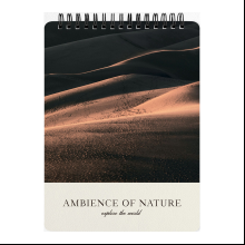 Блокнот "Ambience бархан", А5, 50 листов, в клетку, разноцветный