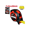 Рулетка Deli RS EDL377528Y, 7,5 м х 28 мм, красный, черный - 2