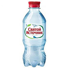 Вода питьевая "Святой Источник", газированная, 0.33 л