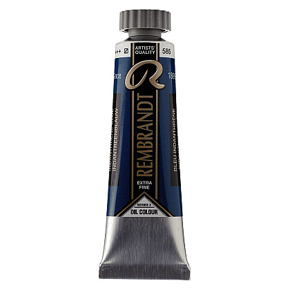 Краски масляные "Rembrandt", 585 индантреновый синий, 15 мл, туба