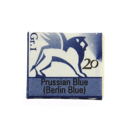Краски акварельные "Renesans", 20 синий прусский, кювета
