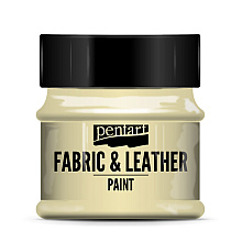 Краска для текстиля "Pentart Fabric & Leather paint", 50 мл, бежевый