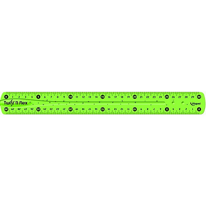 Линейка Maped "Twist n Trace" неломающаяся, 30 см, ассорти - 3