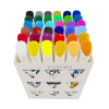 Мелки восковые "Himi Silky Crayon", 36 цветов, ассорти - 4