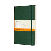 Блокнот "Classic Large", А5, 120 листов, линейка, зеленый