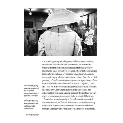 Книга на английском языке "Little Book of Yves Saint Laurent: The Story of the Iconic Fashion House", Baxter-Wright E. - 9