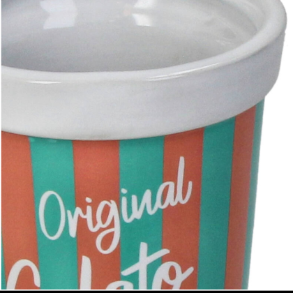 Кашпо "Icecream Bucket", фаянс, разноцветный - 2