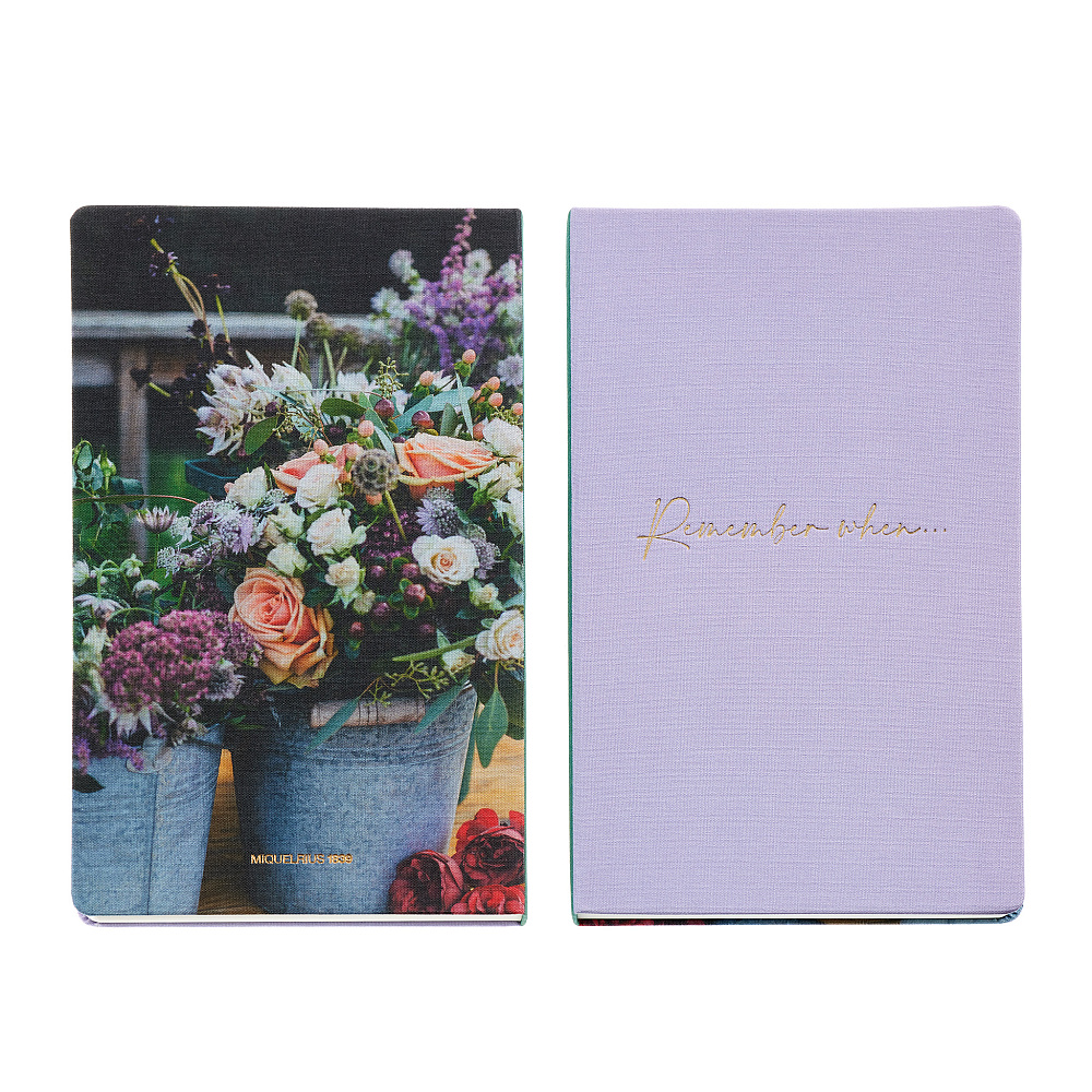 Блокнот Miquelrius "Remember Flower", А5, 96 листов, нелинованный, лиловый - 5