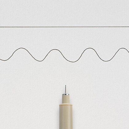 Ручка капиллярная "Pigma Micron", 0.2 мм, черный - 2
