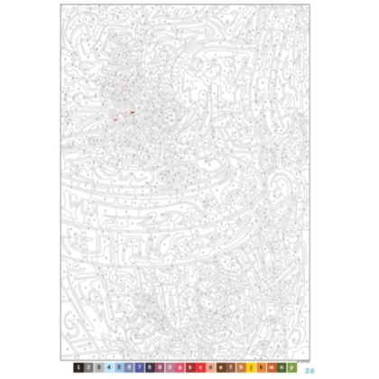 Раскраска по номерам на французском языке "Coloriages mystères Disney - Mickey and friends" - 3