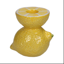 Подсвечник "Lemon", 10х7х10 см, желтый