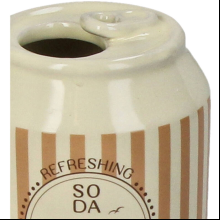 Ваза "Soda Can Sol", 7х7х11.3 см, коричневый