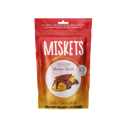 Конфеты "Miskets", 80 гр, манго в молочном шоколаде