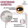 Стол письменный Millwood Лофт Сиэтл (ДТ-5), 1300х700 мм, дуб золотой крафт, белый - 9