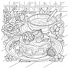 Раскраска-антистресс для работы маркером "Красота в мелочах!" - 4