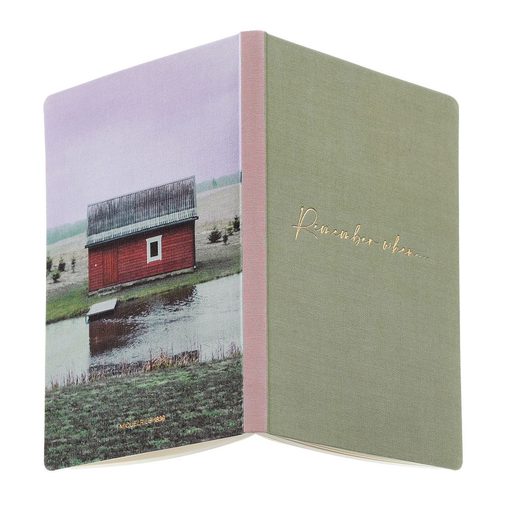 Блокнот Miquelrius "Remember Cottage", А5, 96 листов, нелинованный, зеленый - 4