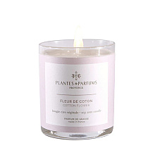 Свеча ароматическая PLANTS&PARFUMS "Cotton Flower", 180 гр., подарочная упаковка