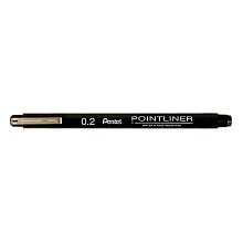 Ручка капиллярная "Pointliner", 0.2 мм, черный