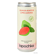 Напиток "Lapochka" вкус гуавы и кафрского лайма  0,33 л., жестян. банка
