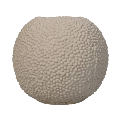 Подсвечник "Candle Holder Ivory", бетон, слоновая кость - 2