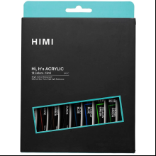 Краски акриловые "Himi.New vision", 18 цветов, тубы
