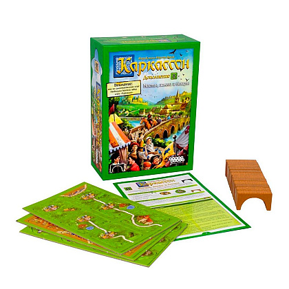 Игра настольная "Каркассон 8: Мосты, замки и базары" - 2