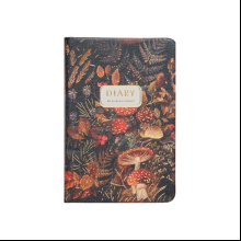 Ежедневник недатированный "Flora. Forest Fairy Tale", А7, 416 страниц, черный, красный