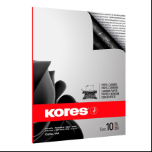 Бумага копировальная "Kores 1200", A4, 10 листов, черный