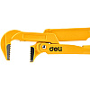 Ключ трубный Deli YS EDL105155 1,5", раскрытие губок, 55 мм, желтый - 3