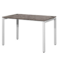 Стол письменный Millwood Лофт Сиэтл (ДТ-5), 1300х700 мм, бетон, белый