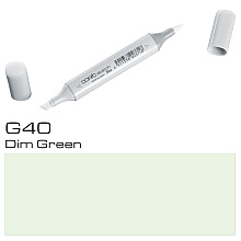Маркер перманентный "Copic Sketch", G-40 тусклый зеленый