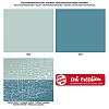 Набор красок декоративных "VINTAGE CHALK PAINT", 100 мл, синие оттенки + кракелюр - 2