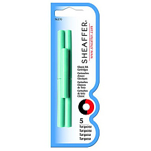 Патрон чернильный "Sheaffer", 38 мм, бирюзовый