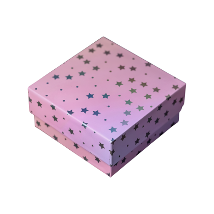 Коробка подарочная "Starry sky pink", 12х12х6 см, картон