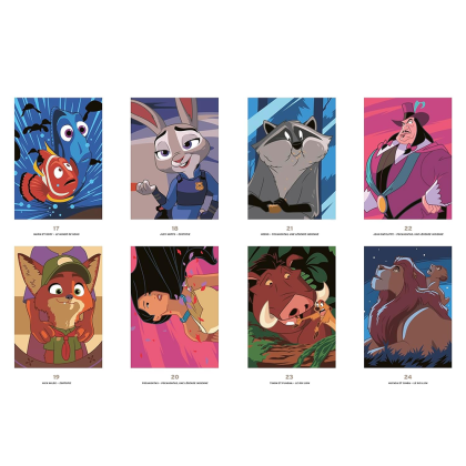 Раскраска по номерам на французском языке "Coloriages mystères Disney -Les Grands classiques. Spécial débutants" - 5