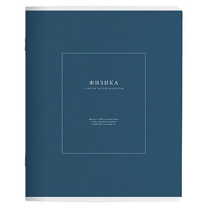 Тетрадь "Notes 2 физика", А5, 48 листов, клетка, темно-синий