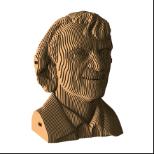 Пазл картонный 3D "Бюст Джокер"