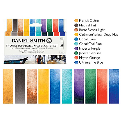 Набор акварели Daniel Smith "Tomas Shaller's Master Artist Set", 10 цветов, тубы - 2