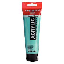 Краски акриловые "Amsterdam", 661 бирюзовый зеленый, 120 мл, туба